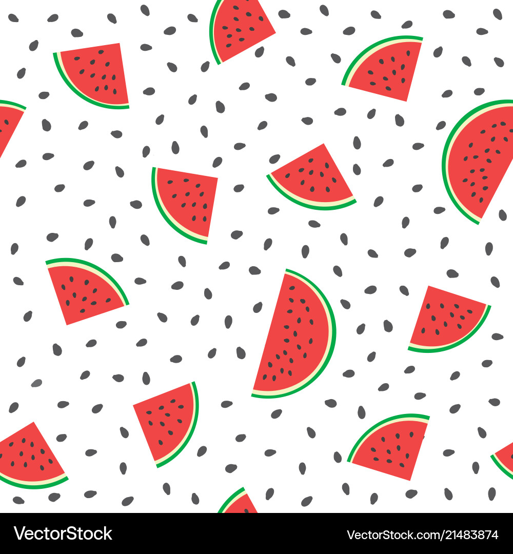 Watermelon Slice Pattern vector image