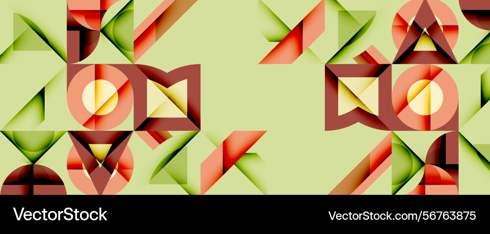 Abstract geometric pattern shapes overlap Abstract geometric pattern shapes overlap vector image