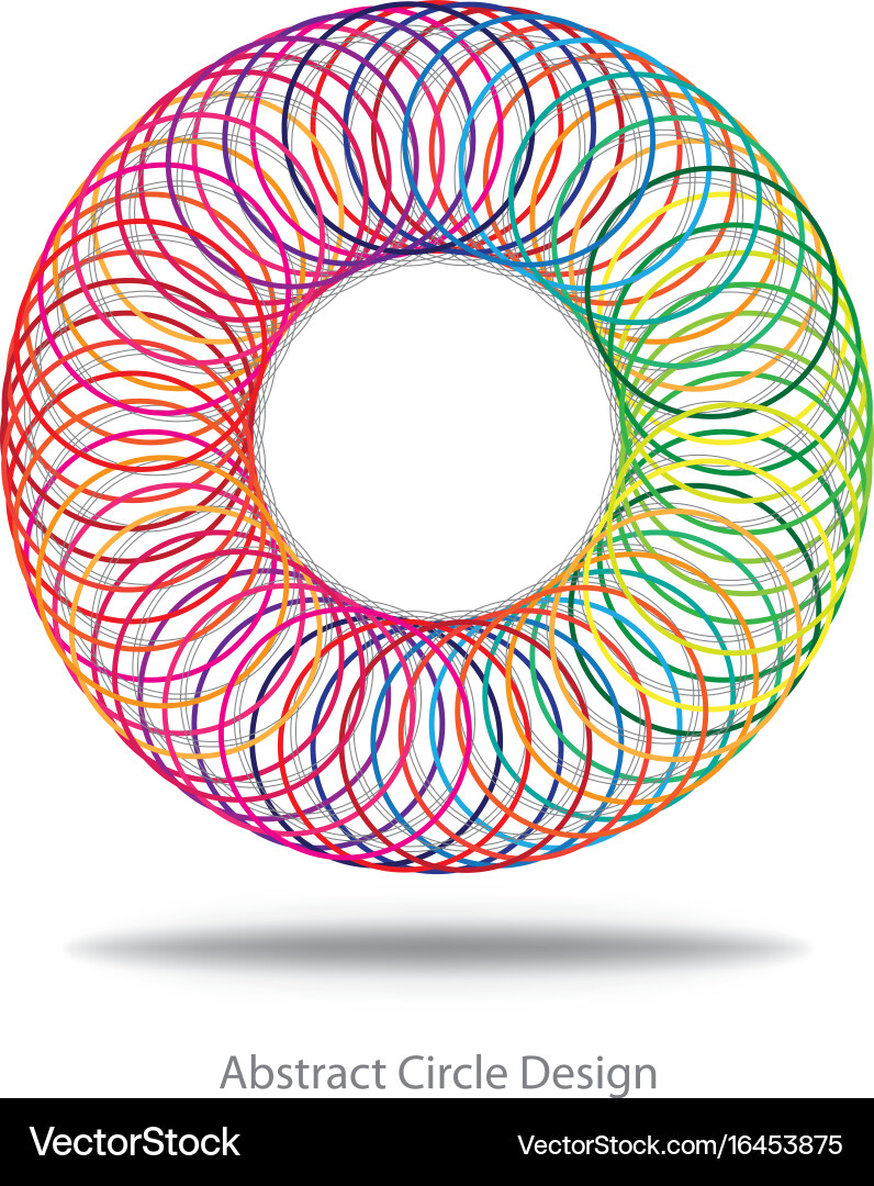 Bright Circle Pattern vector image