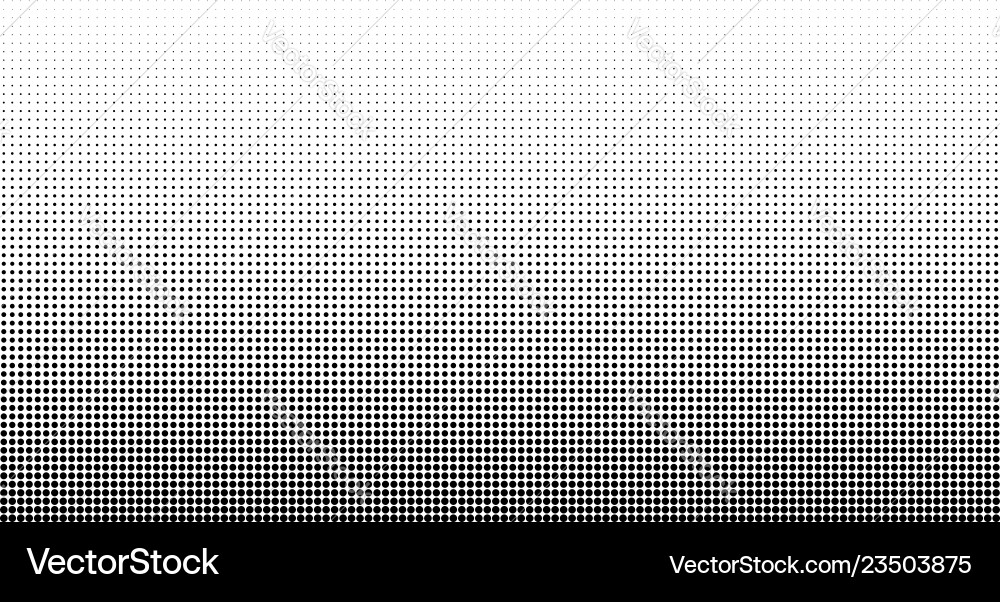Dark Halftone Gradient Background vector image