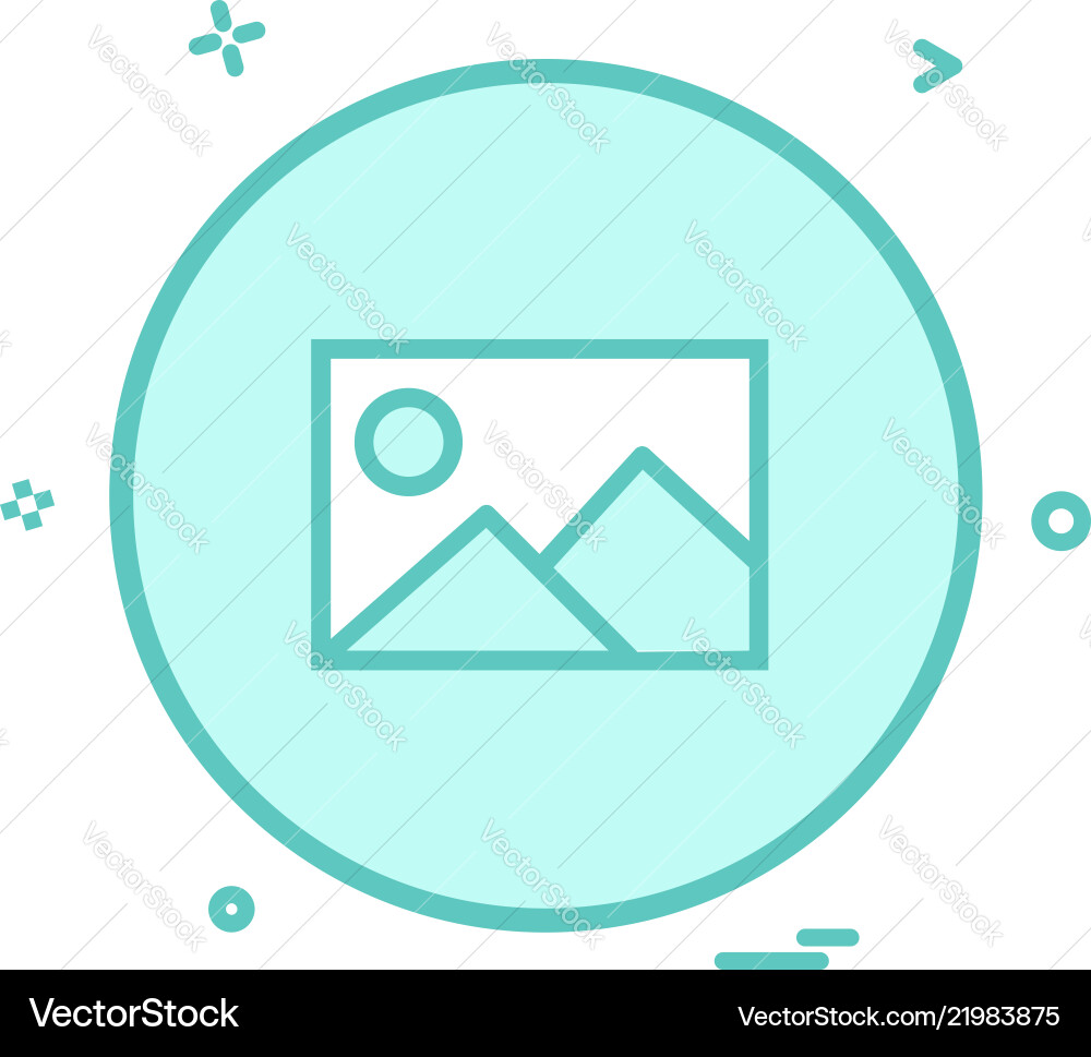 Gellery basic ui icon design Gellery basic ui icon design vector image