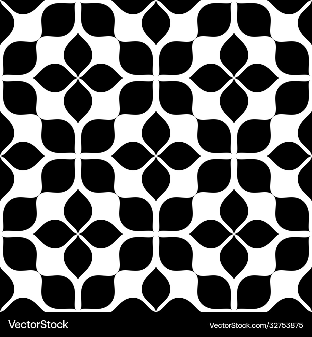 Linear abstract seamless pattern vector image
