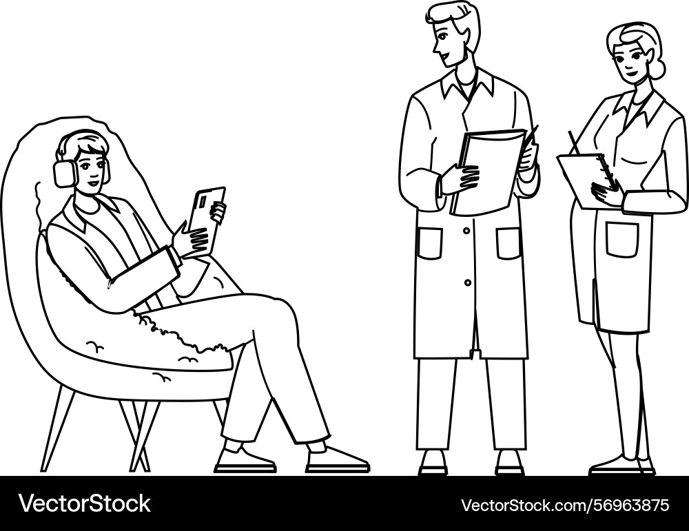 Research user testing website Vector Image