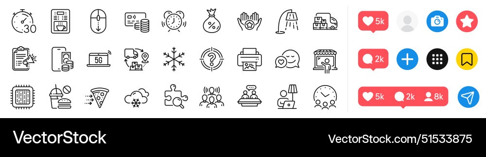 Snow weather cpu processor and scroll down line Snow weather cpu processor and scroll down line vector image