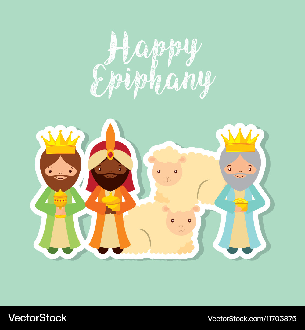 Three wise men design Royalty Free Vector Image