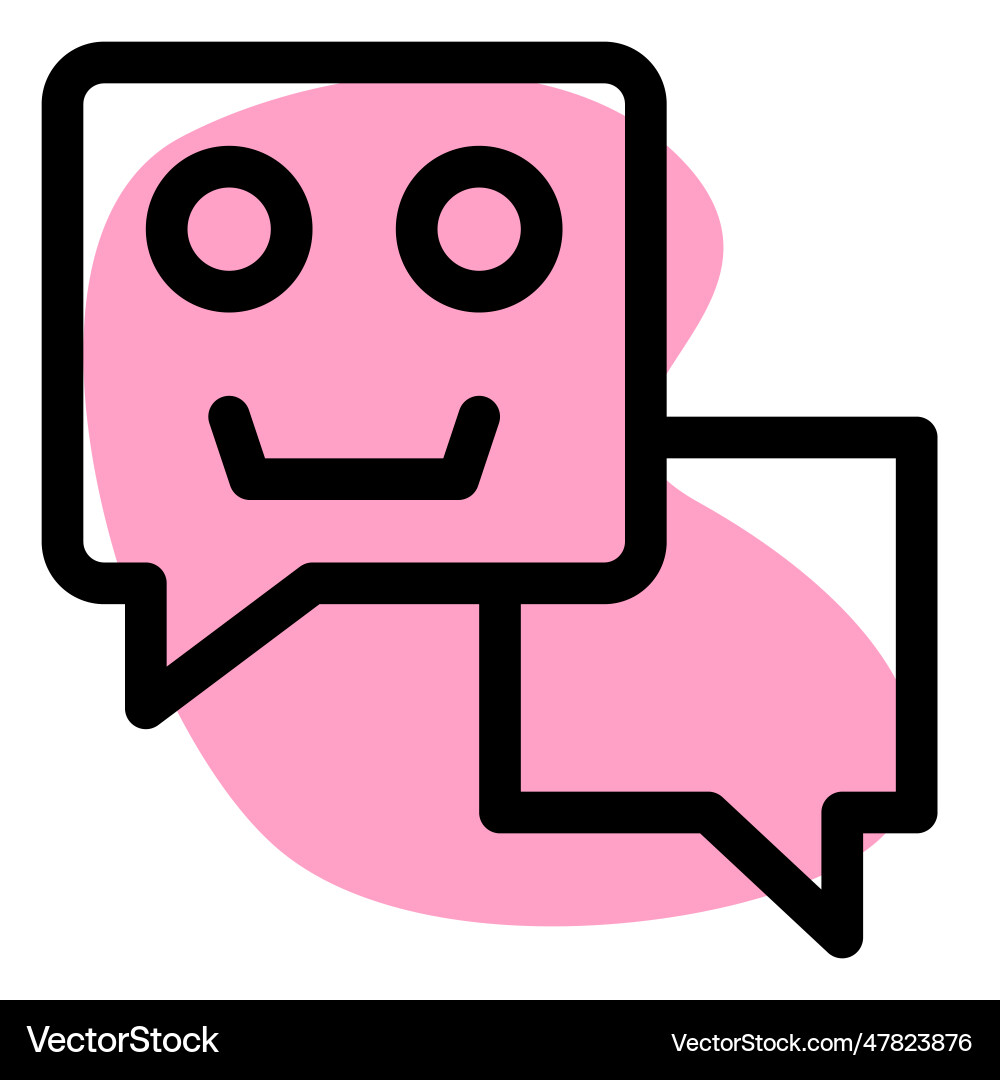 Chatbots an automated customer service application Vector Image