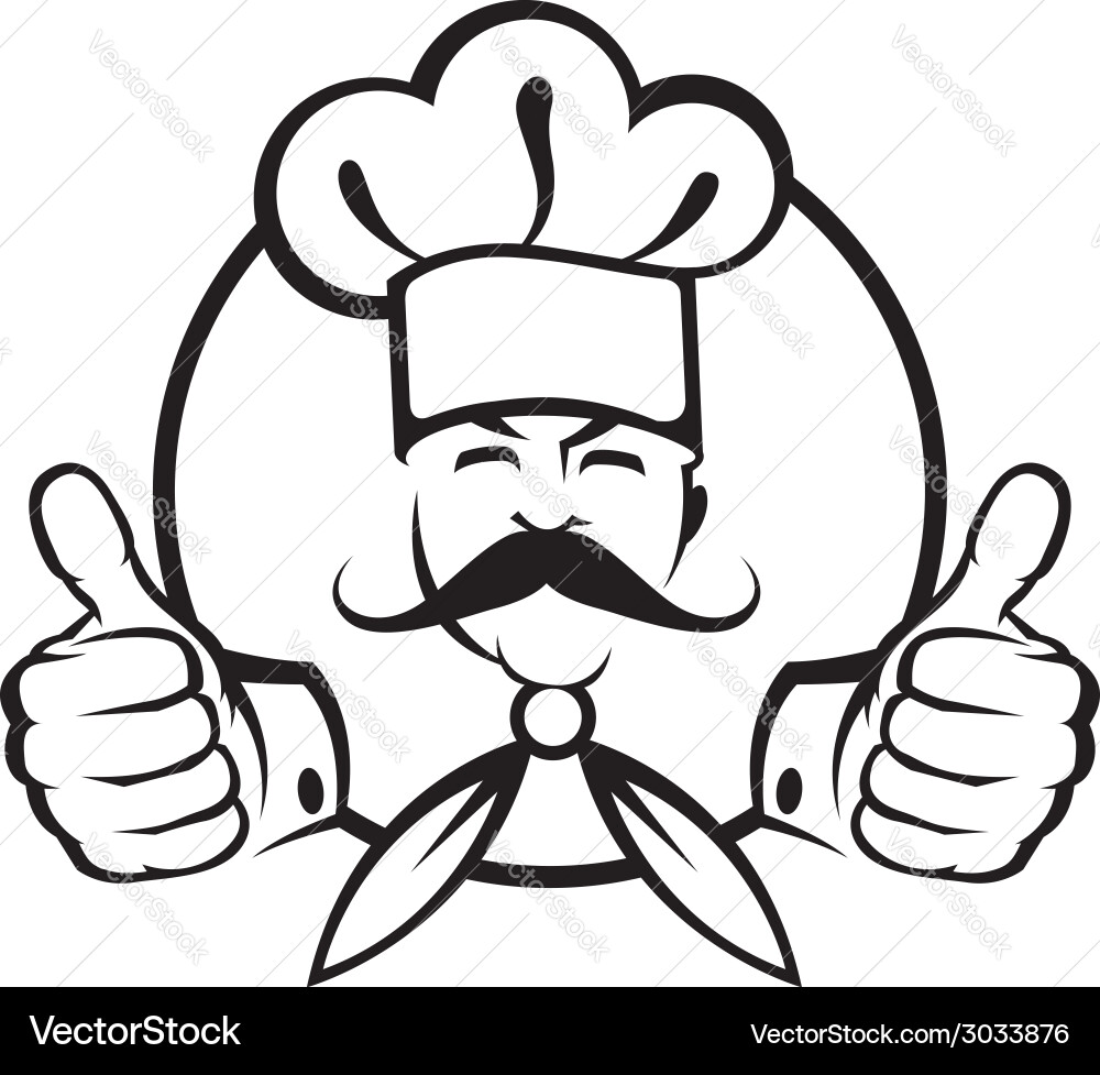 Chef Character Set vector image