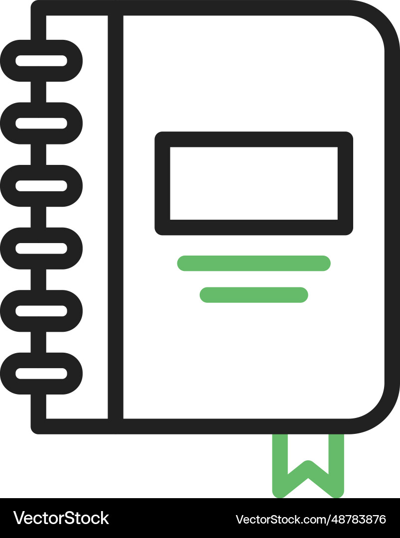 Notebook icon image Vector Image