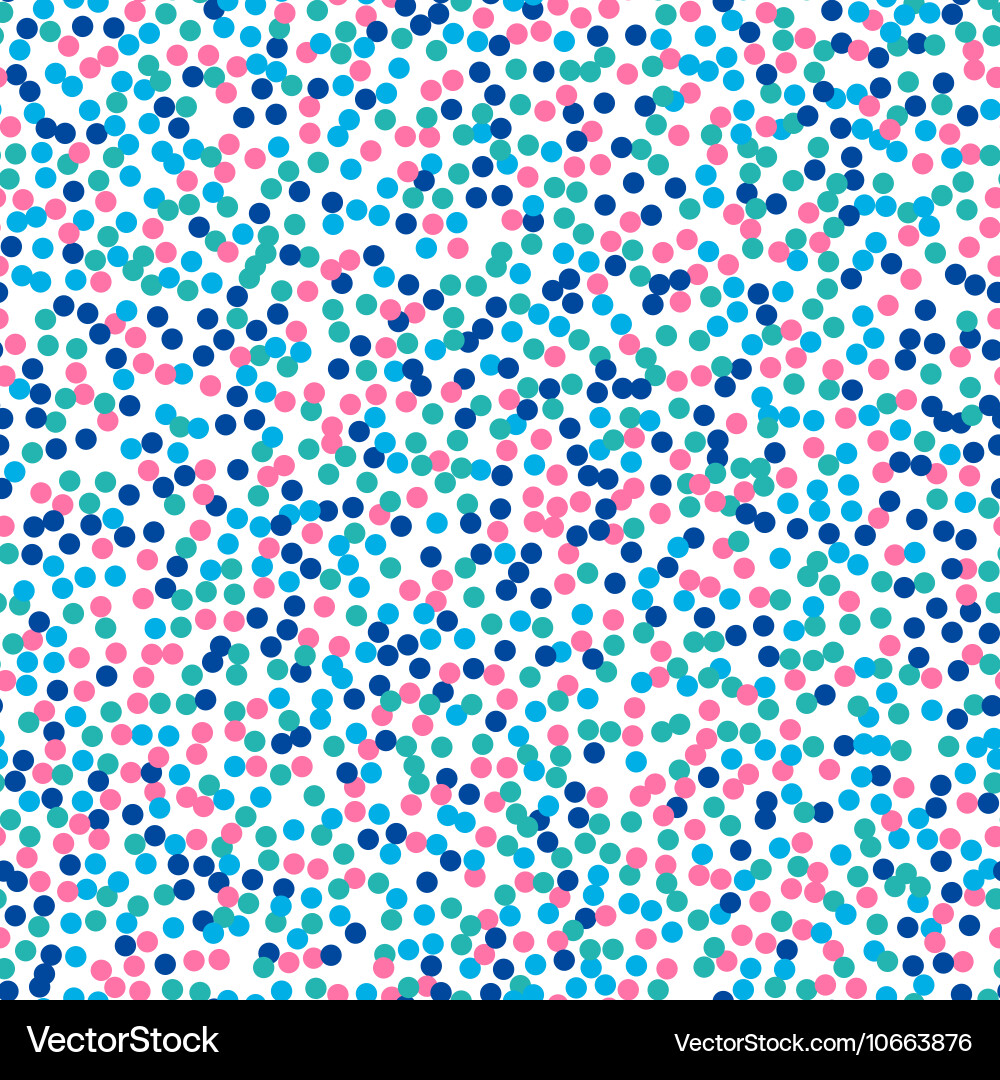 Seamless abstract pattern with circles memphis vector image