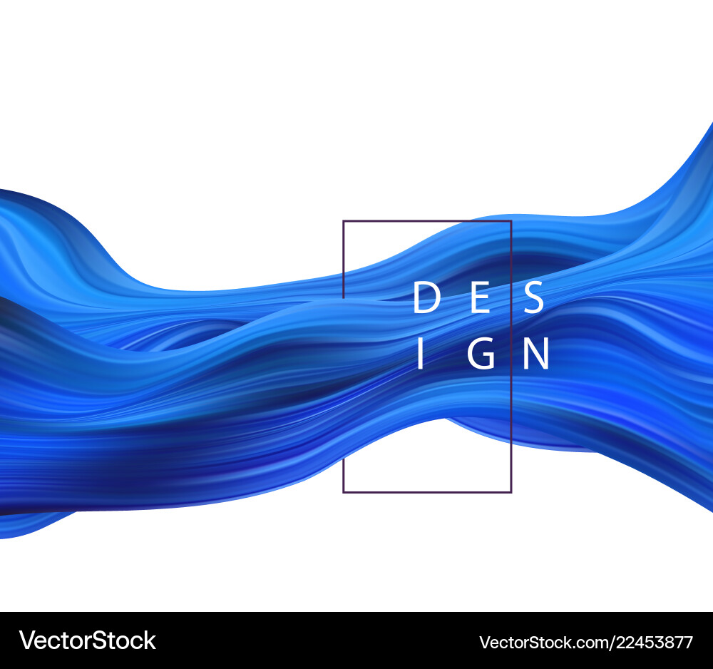 Abstract colorful background color flow vector image