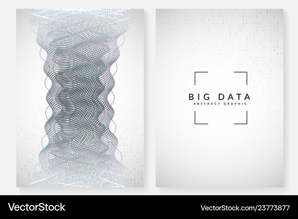 Big data background technology for visualization Big data background technology for visualization vector image