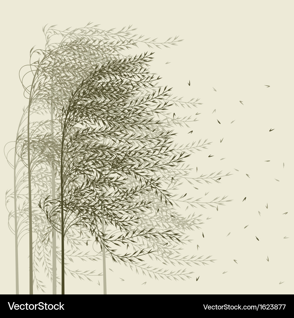 Flowing Reed Pattern vector image