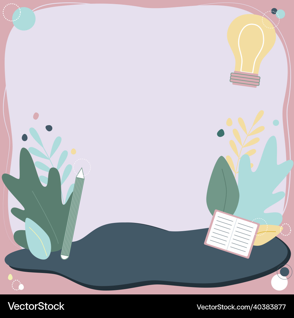 Text frame surrounded with assorted flowers Text frame surrounded with assorted flowers vector image