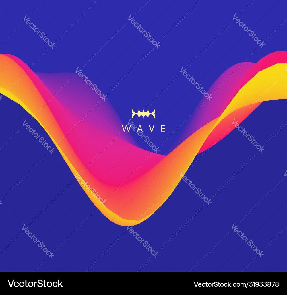 3d wavy background with dynamic effect abstract 3d wavy background with dynamic effect abstract Vector Image