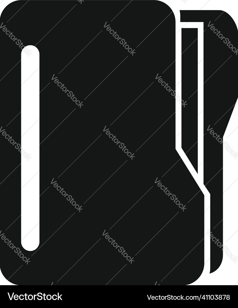 Folder data icon simple business document Vector Image