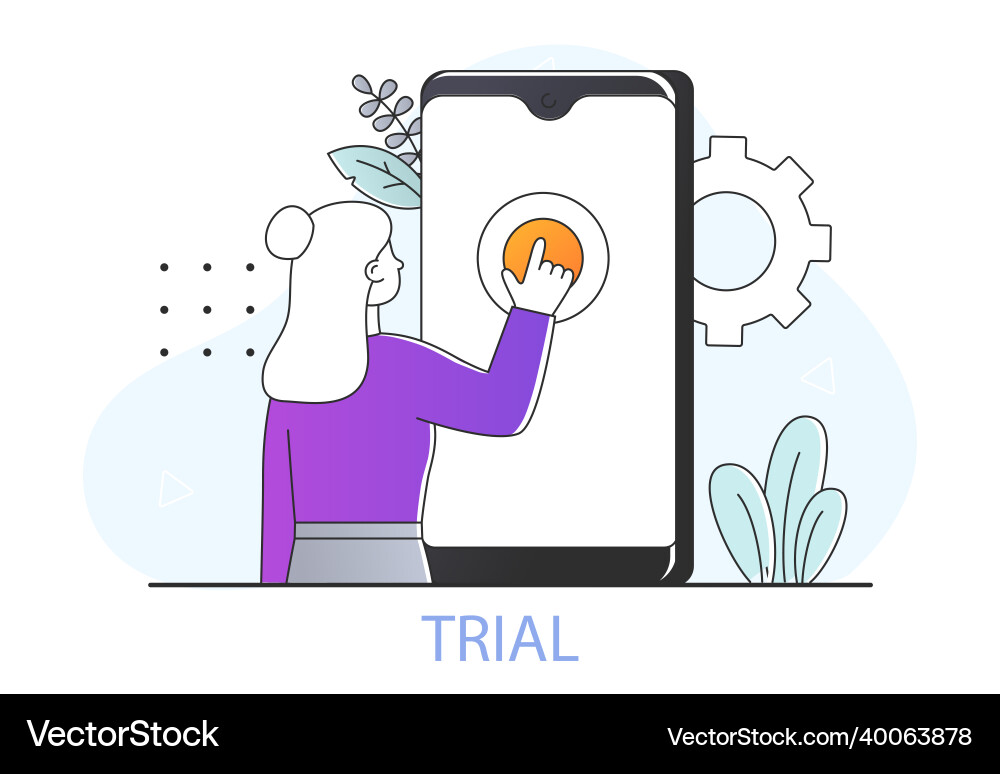 User testing concept User testing concept vector image