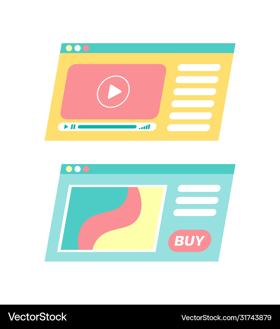 Broadcasting and promotion using internet sources Broadcasting and promotion using internet sources Vector Image