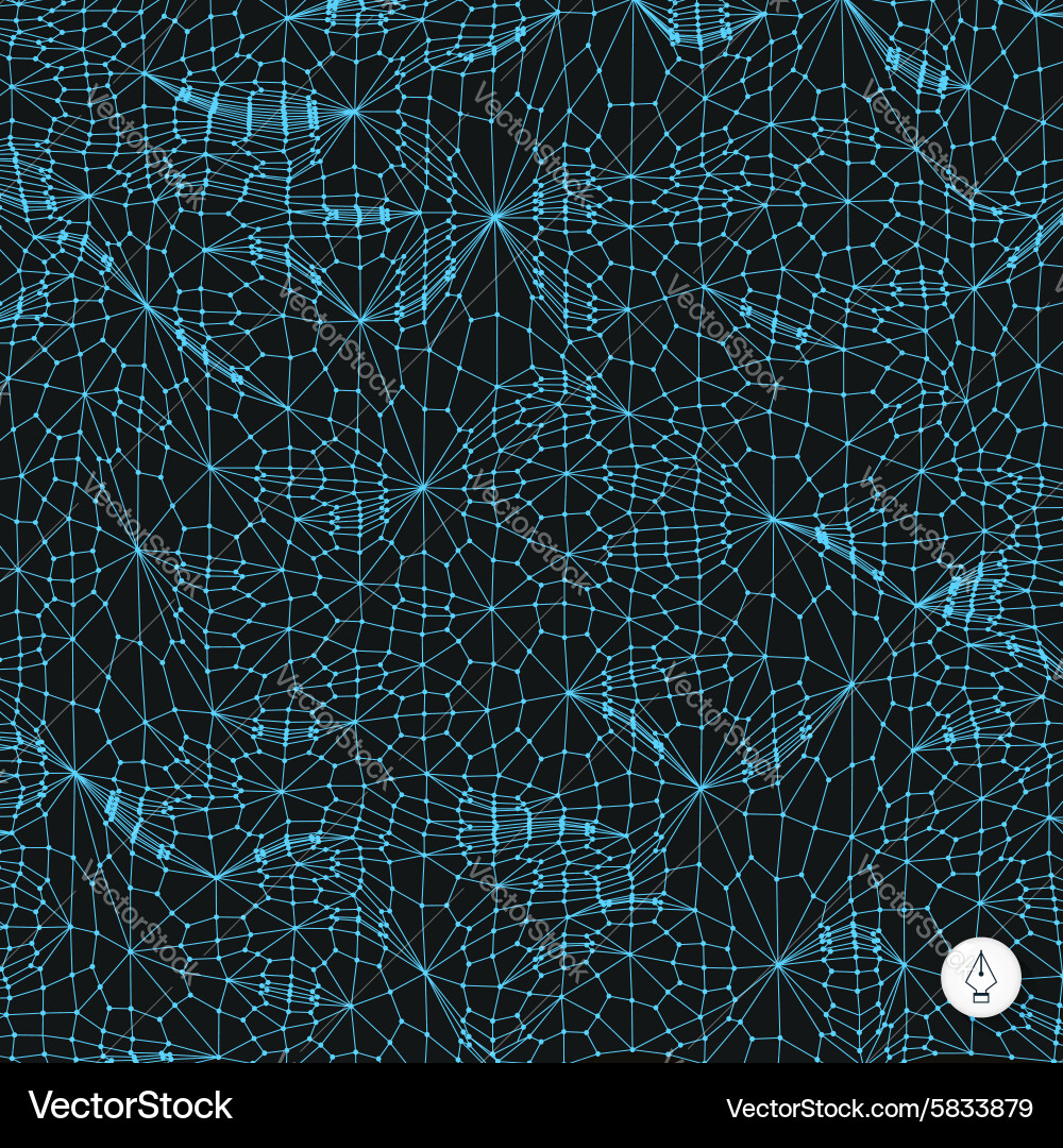 Network abstract background 3d technology Vector Image