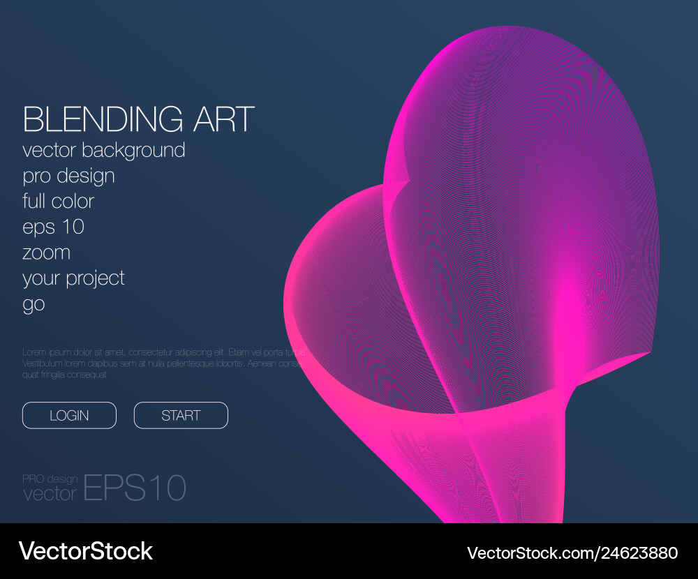 Abstract blend background template for web site Abstract blend background template for web site vector image