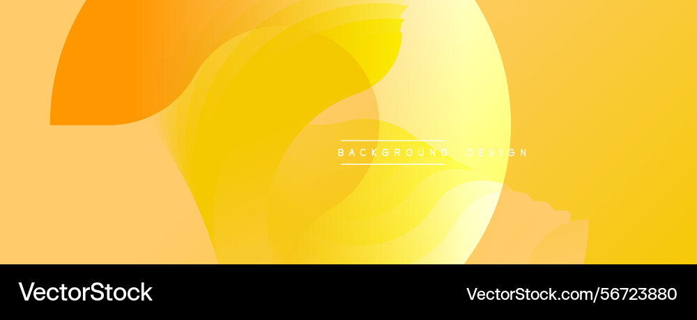 Abstract yellow background overlapping shapes Abstract yellow background overlapping shapes vector image