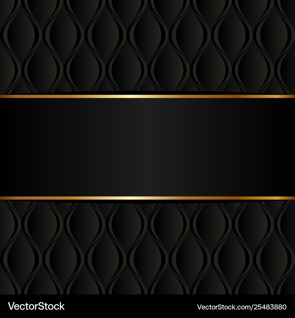 Black Geometric Pattern Background Vector Image