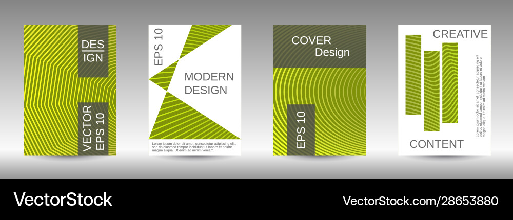 Creative backgrounds with abstract gradient linear vector image