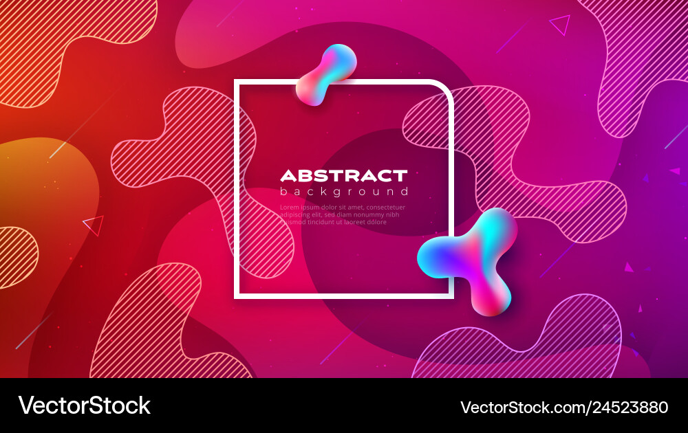 Liquid color background design fluid gradient Liquid color background design fluid gradient vector image