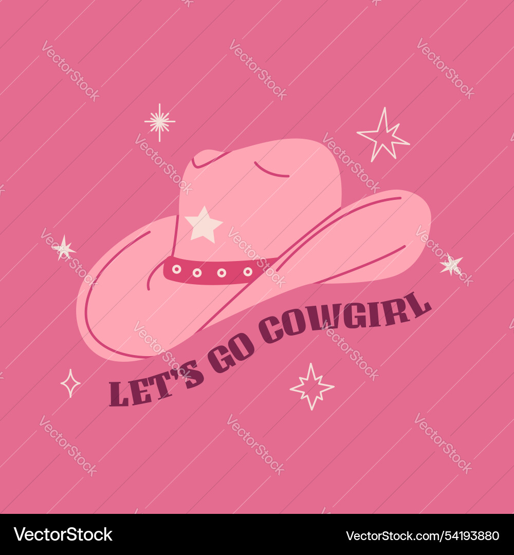 Pink cowgirl boots with ornament trendy phrase Pink cowgirl boots with ornament trendy phrase vector image