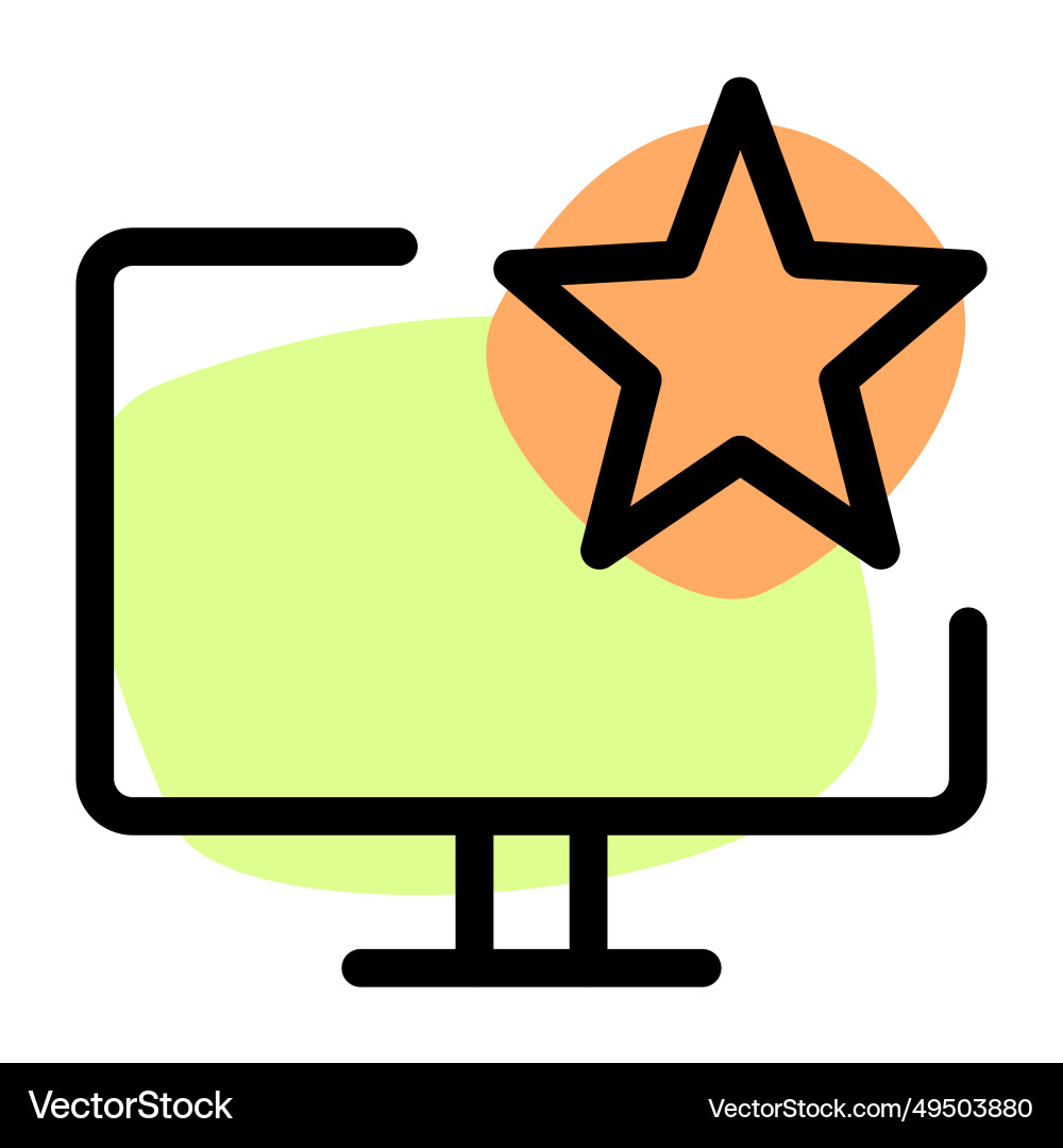 Saving links for quick content access Vector Image