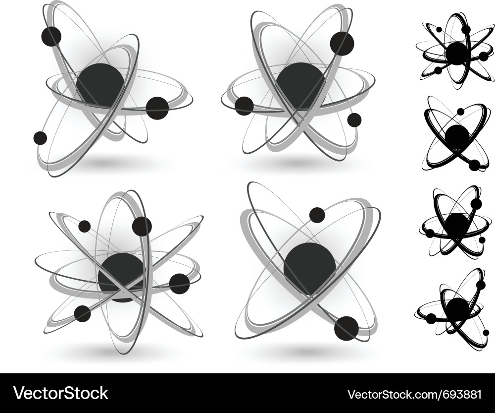 Atomic Structure vector image