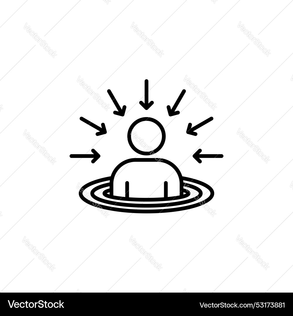 Centric consumer icon set client focus approach Vector Image