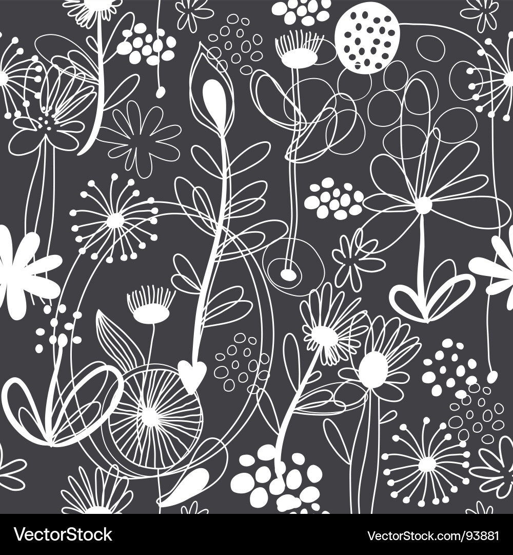 Floral Seamless Pattern vector image
