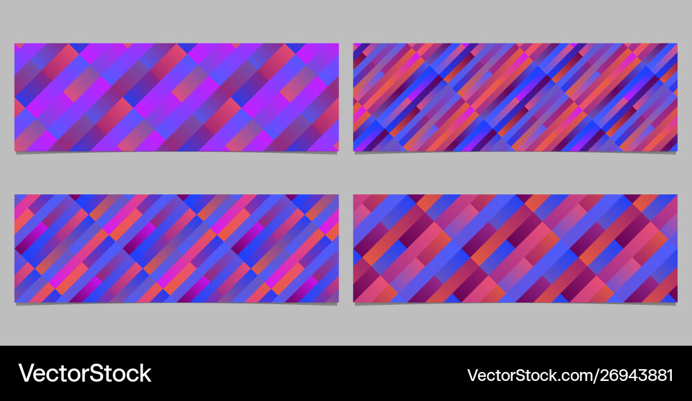 Geometrical gradient rectangle pattern banner Geometrical gradient rectangle pattern banner vector image