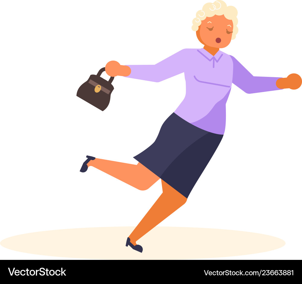 Lady in fall