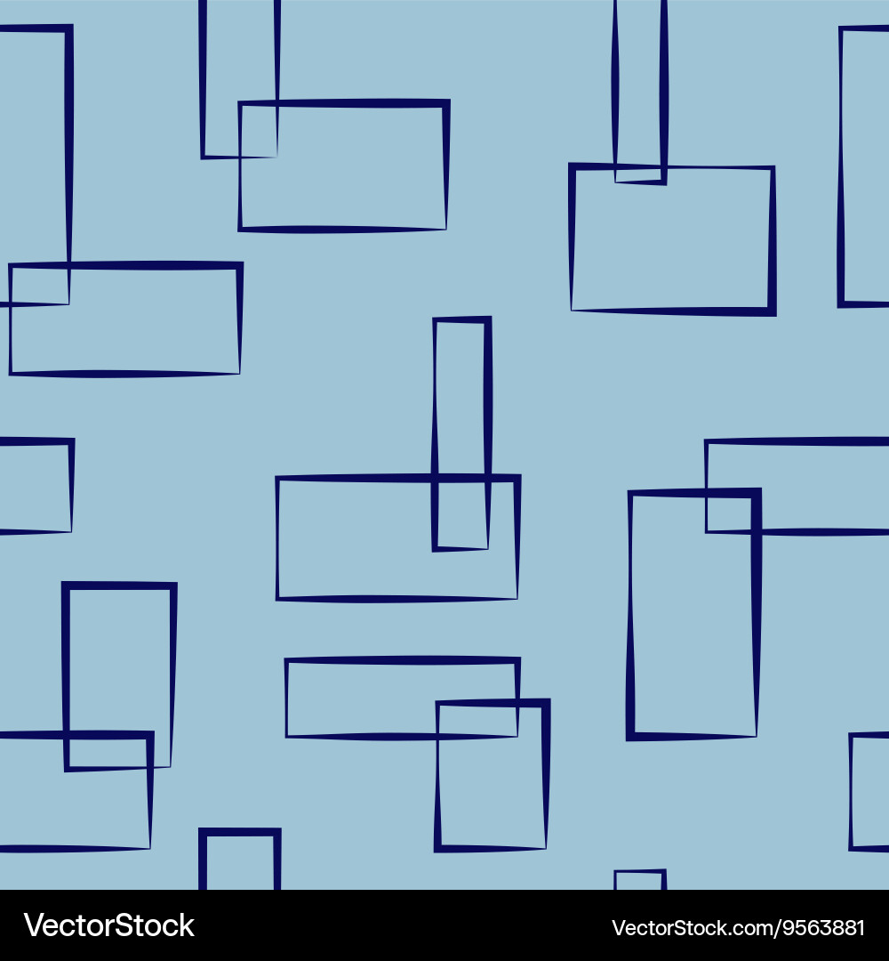 Rectangle seamless pattern Vector Image