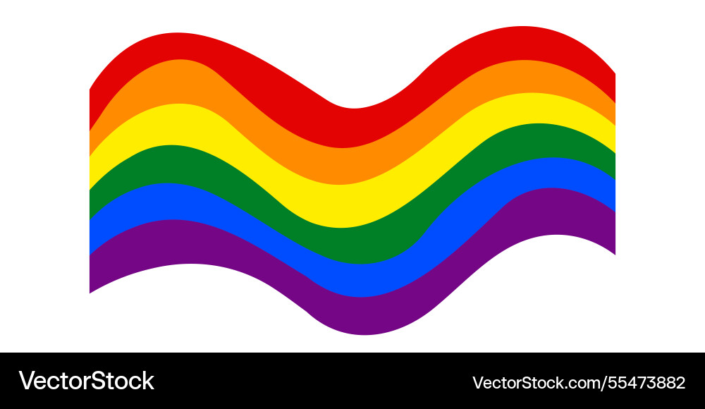 Flag lgbt squared icon badge or button template Vector Image