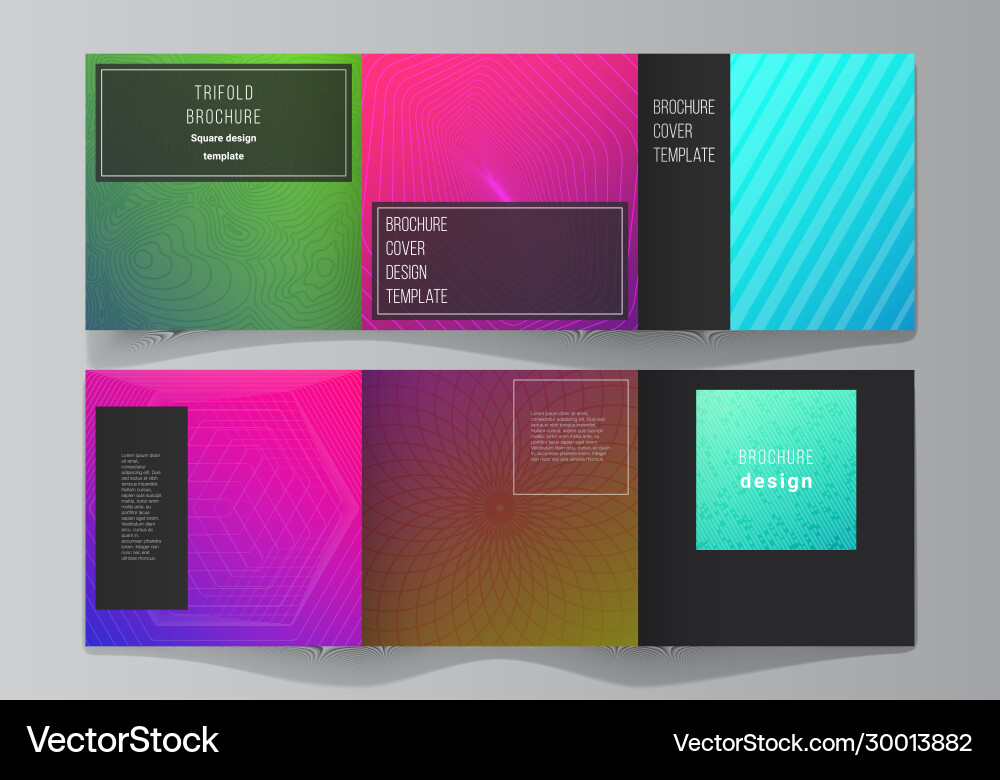 Minimal editable layout square Minimal editable layout square vector image