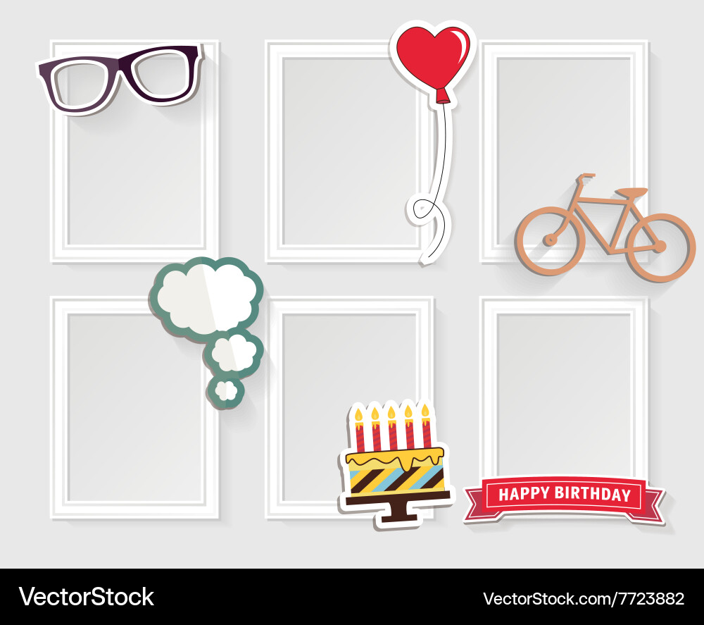 Photo Frames Collection Royalty Free Vector Image