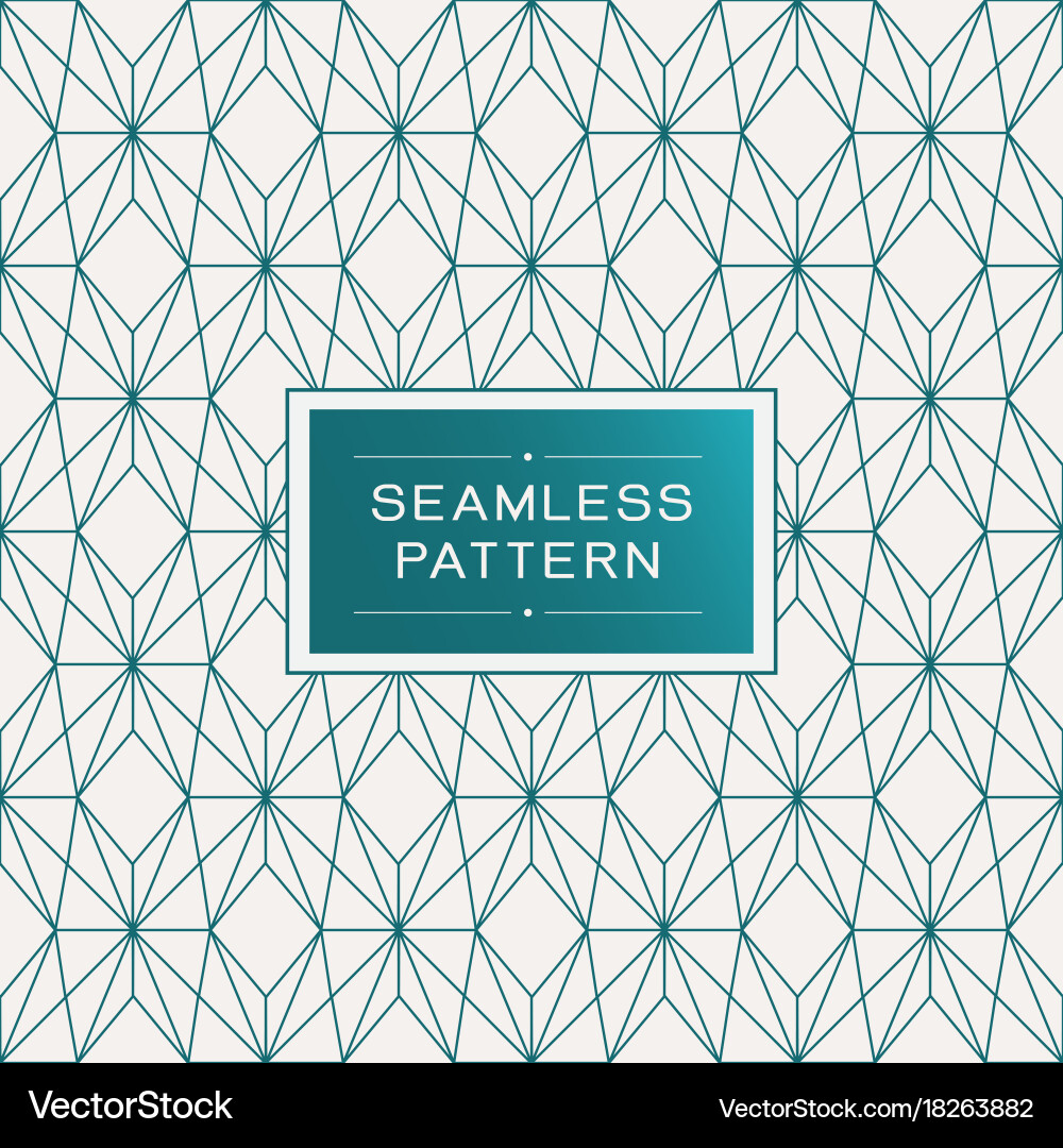 Seamless pattern with simple line geometric vector image