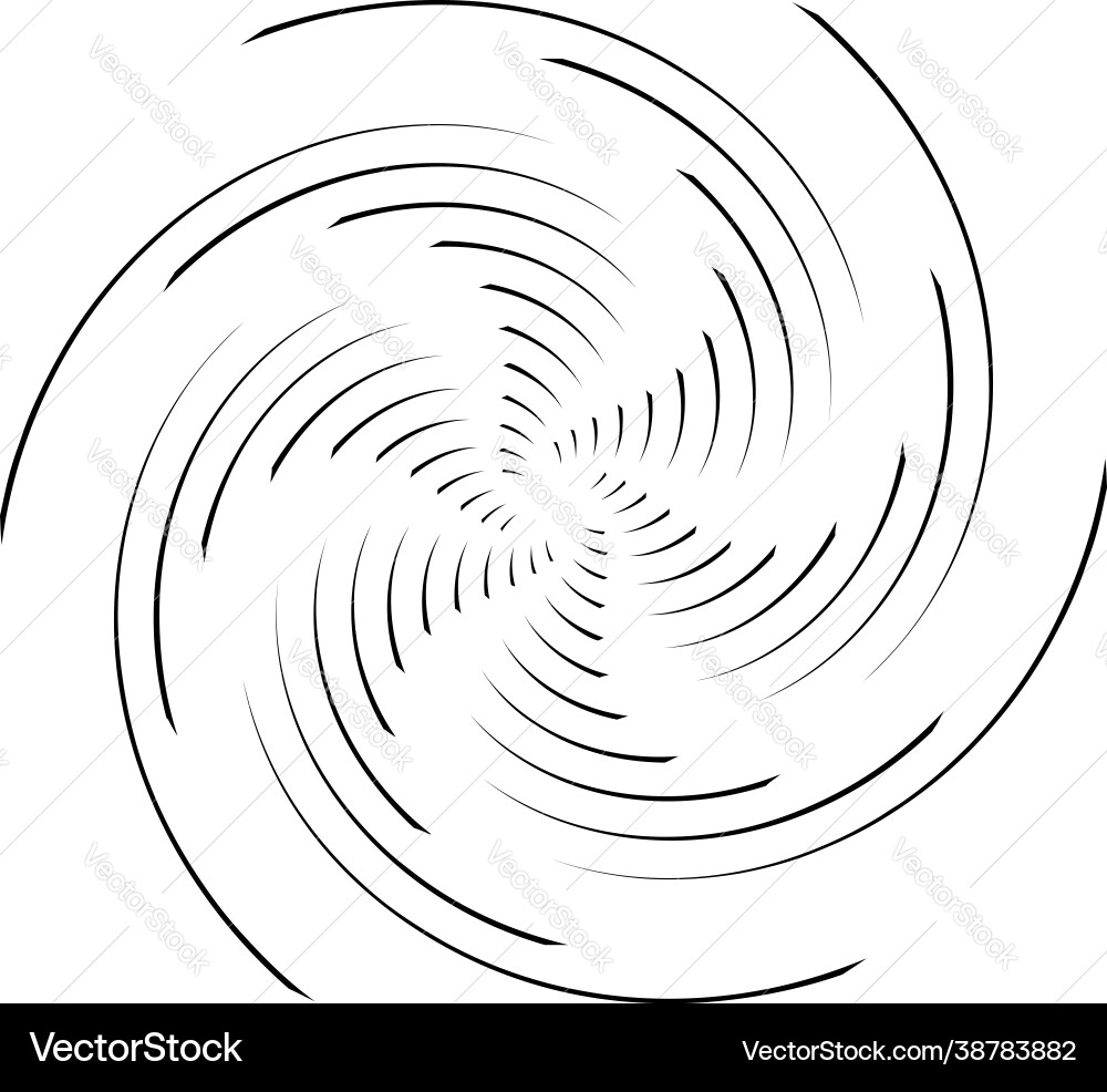 Volute helix vortex design element icon spiral Volute helix vortex design element icon spiral vector image