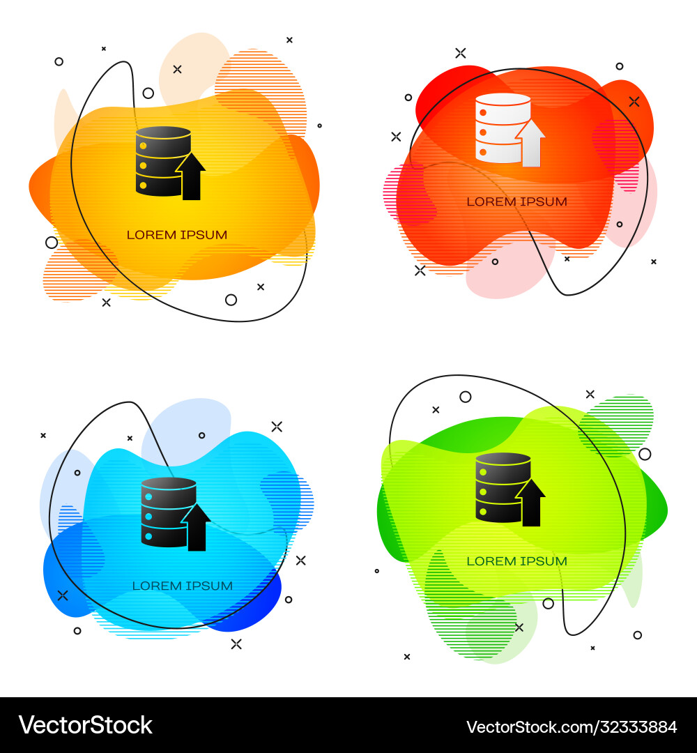 Black server data web hosting icon isolated Black server data web hosting icon isolated Vector Image
