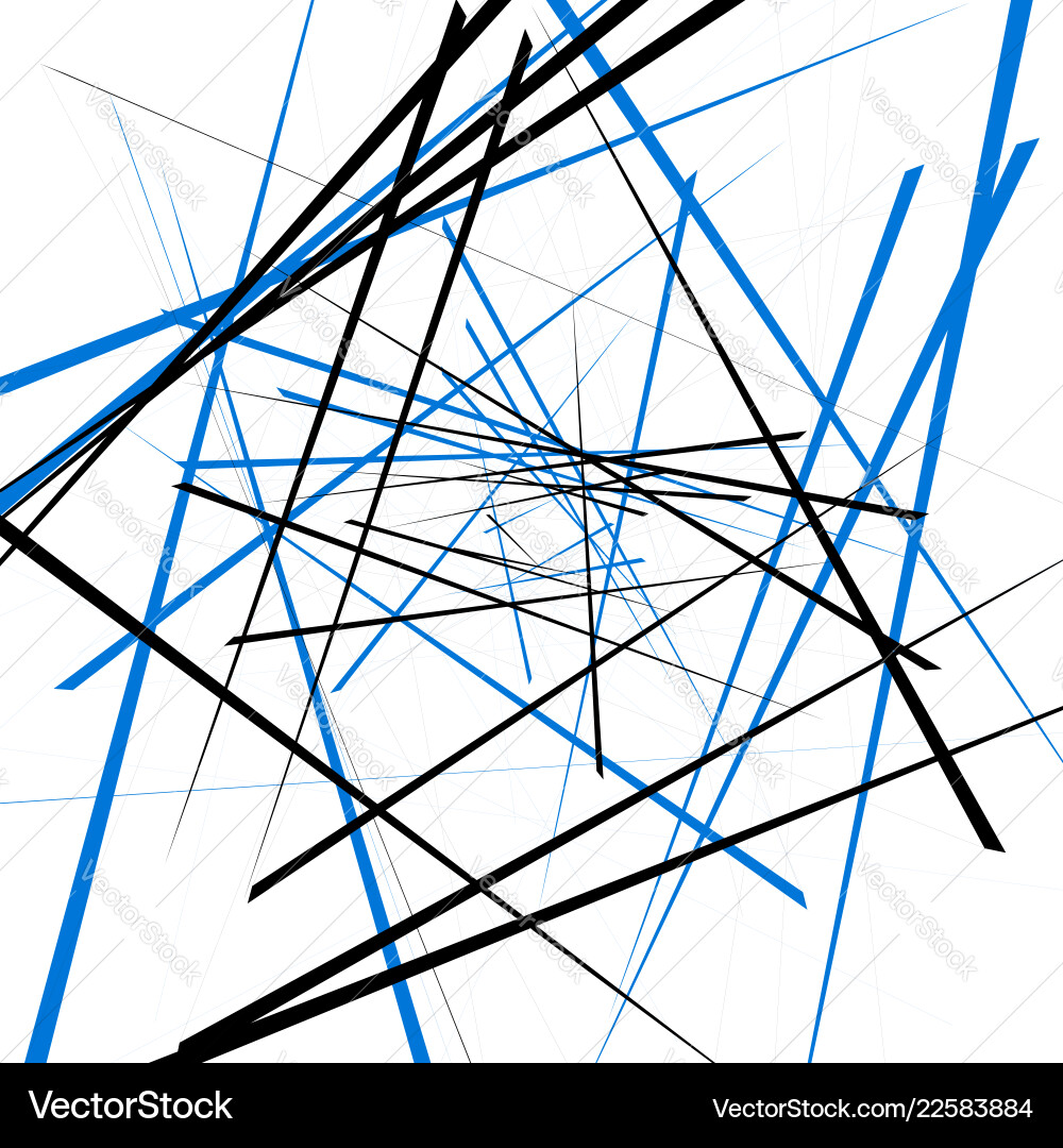 Geometric with random intersecting lines editable Geometric with random intersecting lines editable vector image