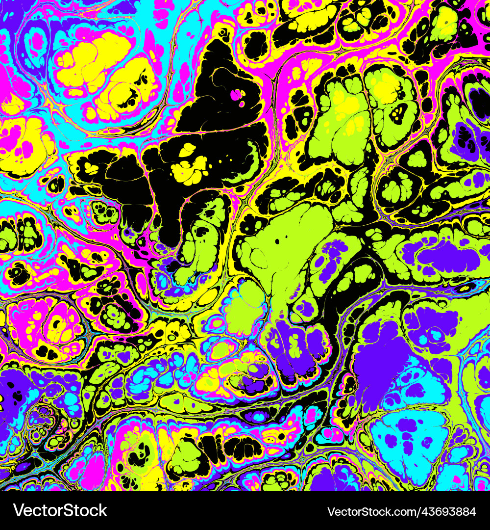Psychedelic abstract pattern bright digital Psychedelic abstract pattern bright digital vector image