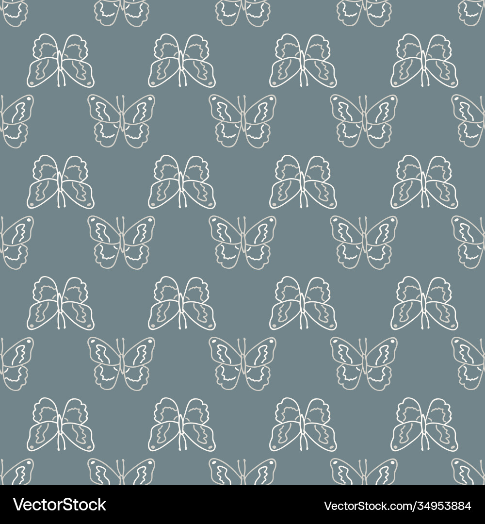 Seamless background swallow tail butterfly gender Seamless background swallow tail butterfly gender Vector Image