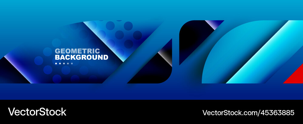 Abstract background with geometric elements Vector Image