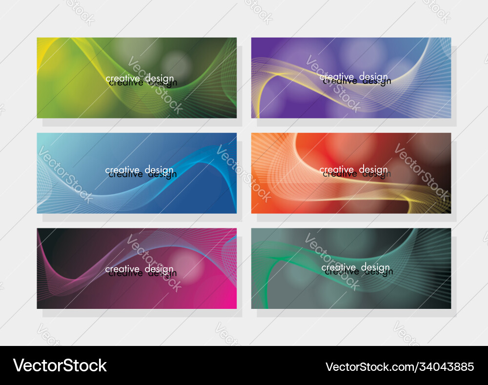 Abstract waves background from different colors Abstract waves background from different colors vector image