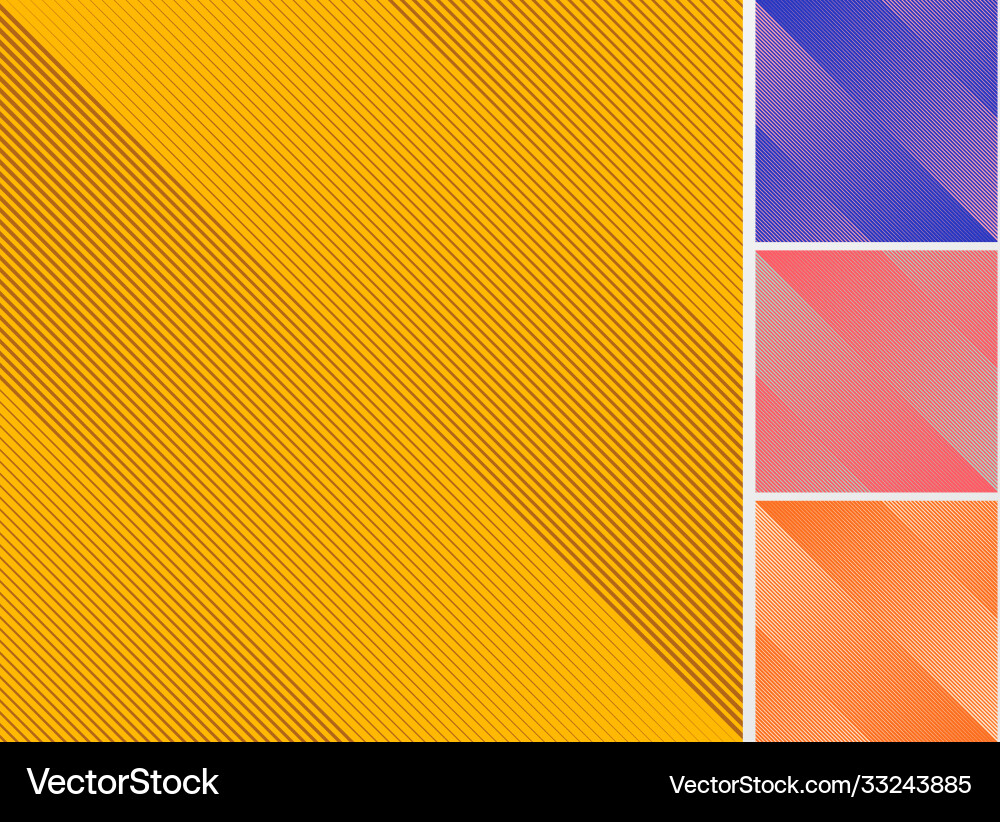 Diagonal Color Block Pattern vector image