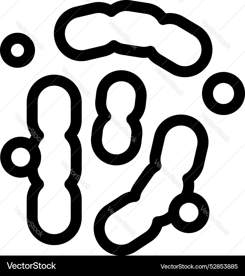 Different types of bacteria floating around Different types of bacteria floating around Vector Image