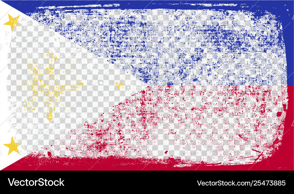 Grounge-styled flag Grounge-styled flag vector image