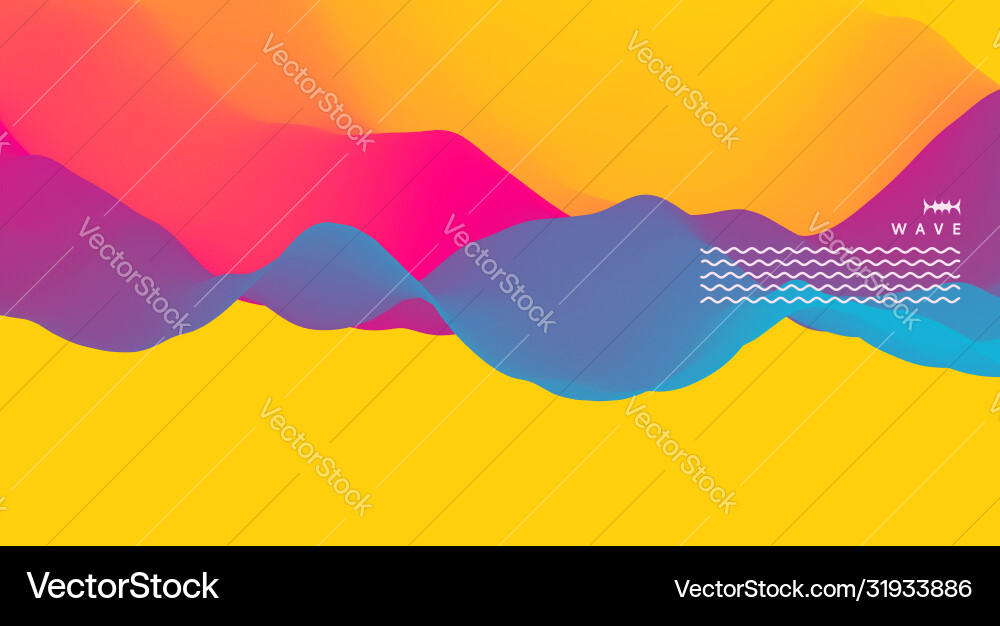 3d wavy background with dynamic effect abstract 3d wavy background with dynamic effect abstract vector image